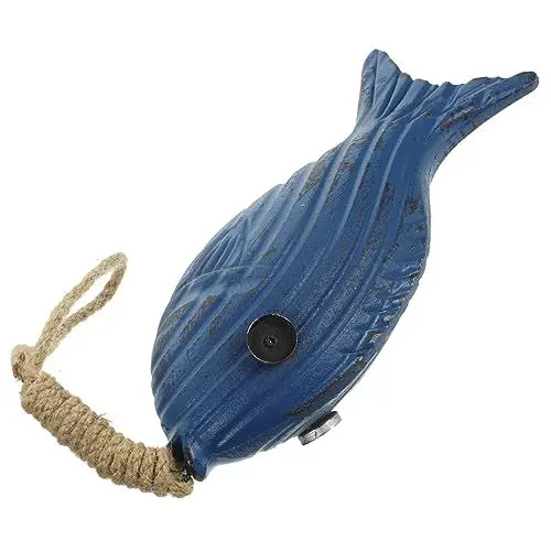 Produktbild: Lurrose Fischanhänger Aus Holz Küstenwandkunst Hängendes Küstenfischskelett Hängende Stranddekoration Nautische Kinderzimmerdekoration Küstenwanddekoration Wand Ornament Reisen