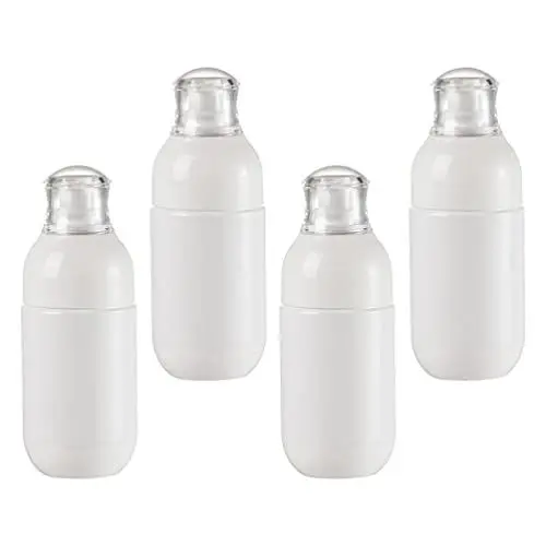 Produktbild: Lurrose Flüssigseife 4Pcs Leere Lotion Flaschen Nachfüllbar Lotion Dispenser Flaschen Shampoo Pumpe Flaschen Kosmetische Beh?lter für Home Duschgel Spender Duschgel Spender Duschgel Spender