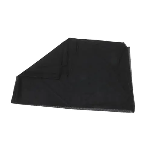 Produktbild: Lurrose Nähbares Netzgewebe Netzstoff Für Bastelarbeiten Rucksacktaschen Kleidung Polyester Schwarz 4 5 M