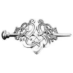 Produktbild: Lurrose Keltischer Knoten Haarspangen Vintage Zöpfe Haarschmuck Haarspange Clip mit Stock