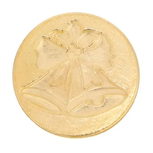 Produktbild: Lurrose Kopfzeile mit Weihnachtsfarbe Dichtungszubehör Siegelstempel aus Wachswappen wachssiegel stempel weihnachten Briefstempel Briefmarken für Karten Brief Siegelstempel Metall Golden