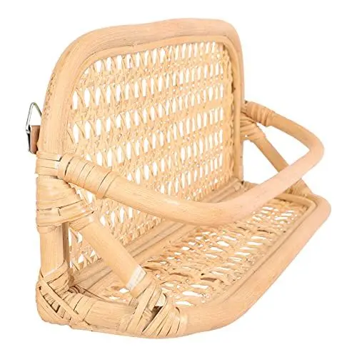 Produktbild: Lurrose Lagerregal Weidenkorb Tablett H? Regal Rattan Schwimm Regale Halterung Schlechte Regale Rack Lagerung für Bauernhaus Küche Schlechte Rattan Regal Speicherhalter