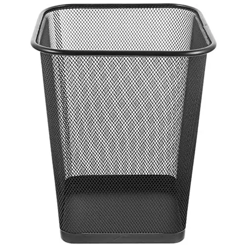 Produktbild: Lurrose Schwarzer Mesh-abfallkorb Büro-mülleimer Desktop-mülleimer für Das Home Office