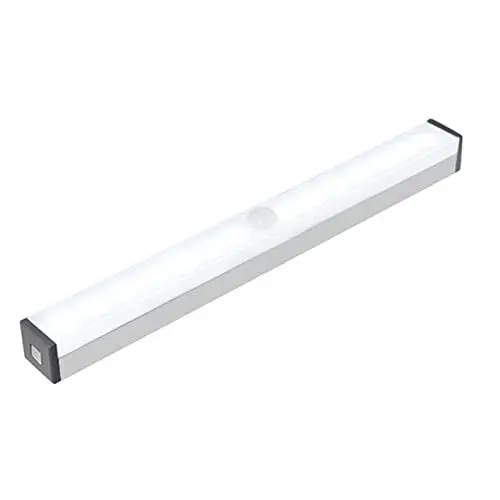 Produktbild: Lurrose Sensorleuchte Nachtlicht Lampe Badleuchte Induktionsleuchte Wandleuchte LED Leuchte Nachttischleuchte Kunststoff Weiß