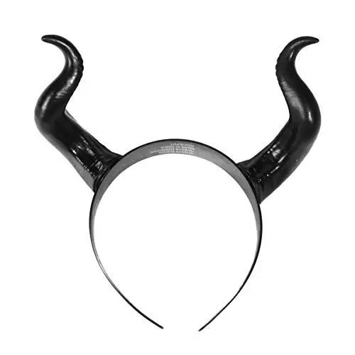 Produktbild: Lurrose Teufel Horn Stirnband Halloween Cosplay Horn Haar Hoop Gothic Dämon Hörner Stirnband für Halloween Kostüm Requisiten