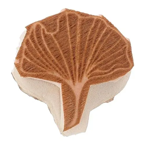 Produktbild: Lurrose Töpferwerkzeuge Stempel Blumendruckstempel Blumenblöcke Stempel DIY Töpfereidruckblöcke Blumenmusterstempel Textilstempel Holzdruckstempel Sammelalbumstempel Blattstempel Schwamm