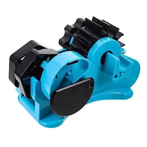 Produktbild: Lurrose Transferbandhalter Etikettenhersteller Aktenorganisator Speisekammer Schulbedarf Spender Blau Kabel Tür Gold Hitze Klebeband Maschine Tablett Verpackung Doppelt Retro Sky-blue Abs