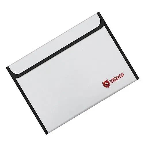 Produktbild: Lurrose feuerfeste Aktentasche Sicherheits-Aktentasche feuerfeste sichere Aufbewahrungstasche document folder ordner Dokumententasche fürs Büro Wasserdichte Dokumententasche Light Grey