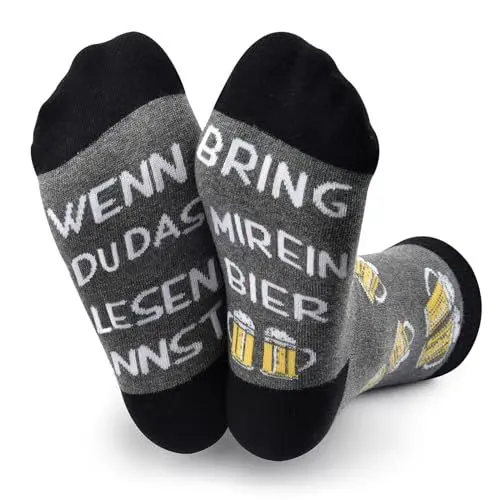 Produktbild: cheap4uk Lustige Geschenke Für Männer Frauen Lustige Socken Besondere Valentinstag Geschenk Für Ihn Sie Männer Gaming Zocken Bier Fussball Socken Herren Damen 43-46 Weihnachtsgeschenke