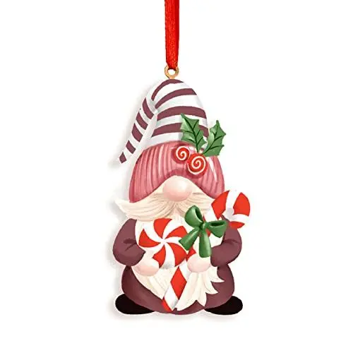 Produktbild: Lustiger Weihnachtsanhänger aus Kunstharz zum kreativen Aufhängen für kreative Dekoration für drinnen und draußen, Garten, Hof, Dekoration, Weihnachtsanhänger