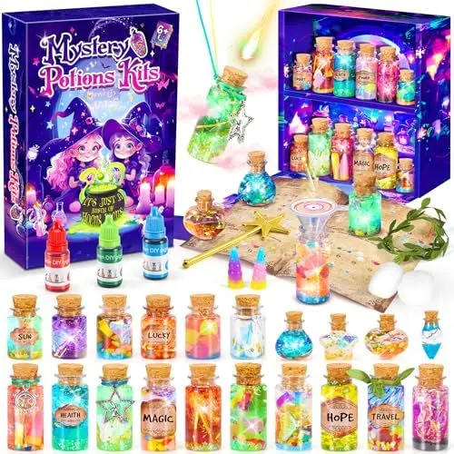 Produktbild: LUVTOY Kreative Geschenk für Kinder, Zaubertrank Set Kinder, Bastelset Mädchen 6-11Jahre, Craft Spielzeug für Jungen & Mädchen Alter 6 7 8 9 10 11 12