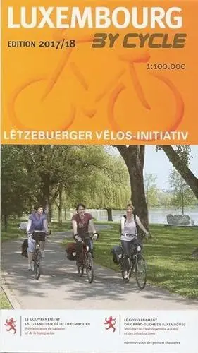 Produktbild: LUXEMBOURG - BY CYCLE Edition 2017/18: LẾTZEBUERGER VẾLOS-INITIATIV 1:100000 (Fahrradkarte)