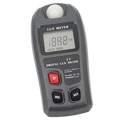 Produktbild: Luxmeter, 0,1-200000 Lx Datumsanzeige-Beleuchtungsstärkemessgerät, Großer LCD-Bildschirm Zum Testen