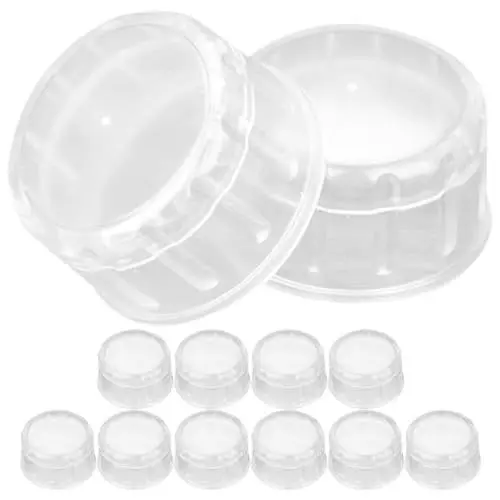 Produktbild: Luxshiny 12 Stück Shaker-Deckel Ersatz-Shaker-Becher-Abdeckung Bubble-Milch-Tee-Shaker-Becher-Kappen Shaker-Becher-Abdeckungen Saftbecher-Deckel Handgetränk-Mixer-Zubehör