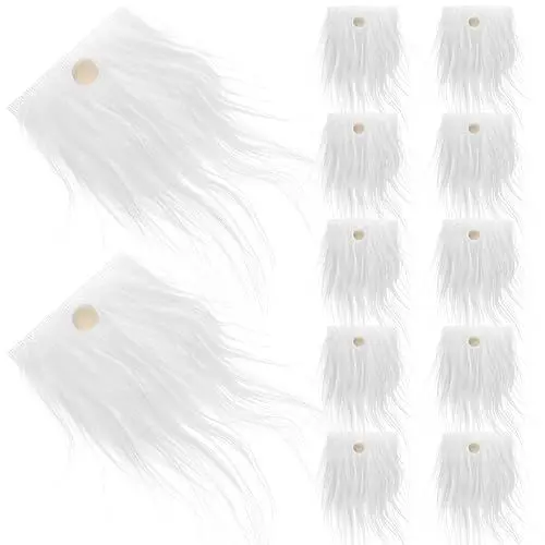 Produktbild: Luxshiny Herren Bart Zubehör Kit GNOME Bart Set Holz Handwerk Materialien