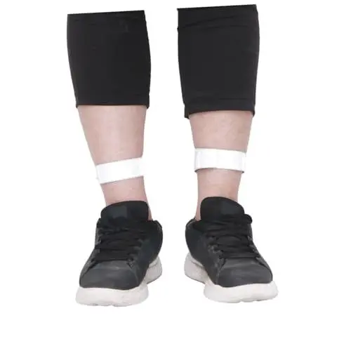Produktbild: Luxshiny 2stück Lauf-reflektorstreifen Und Warnsicherheitsgurt Aus Polyester Für Sporthandschuhe Gepäck Arbeitsschutzkleidung Reflektierendes Sicherheitsband Leuchtband Und Warngurt
