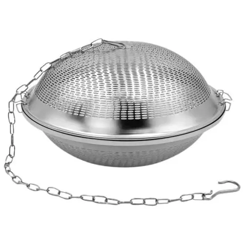 Produktbild: Luxshiny Gewürzkugel Extra Groß Zum Kochen 8 Cm Gewürz-Gewürzsieb Teekugel-Teesieb Sieb Zum Aufbrühen Von Losen Teeblättern Gewürzen Und Gewürzen