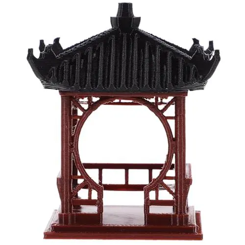 Produktbild: Luxshiny Gartendeko Pavillon Mini Statue Landschaftsstatue Aquarium Fisch Tank Gartendekoration