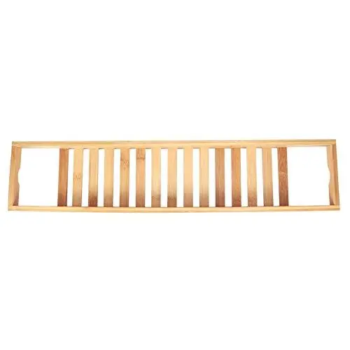 Produktbild: Luxuriöser Badewannen-Tablett-Caddy, Bad-Tablett-Rack, Aufbewahrungsregal für Weinglas, Bücher, Spa, Dusche, Organizer, Badezimmer-Accessoires für Mütter, Frauen, Paare,