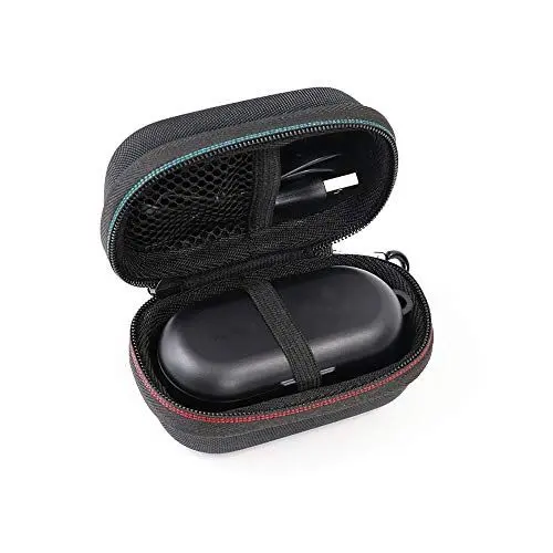 Produktbild: LvBu Portable Schutzhülle kompatibel Für TOZO T10, Hard Bag Wasserdichter hülle mit Karabiner für TOZO T10 TWS Kopfhörer (schwarz)