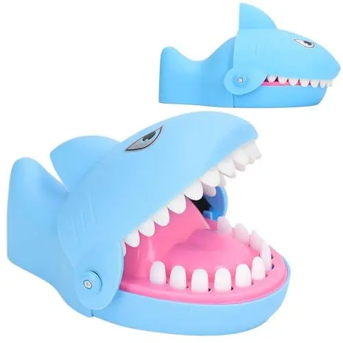 Produktbild: lvifloae Azul Zahnarzt Zähne Spielzeug, Zahnarzt Spiel Stressabbau Sharkbanz Hai Spiel Zahnarzt Spielzeug Eltern Kind Interaktive Hai Beißen Finger Hai Spiele für Kinder im Alter von 4-8 Jahren