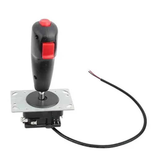 Produktbild: lvifloae Flug-Joystick, 8-fach verstellbarer Joystick mit Auslöser und oberer Starttaste für Videospiel-Simulatoren, Flyer