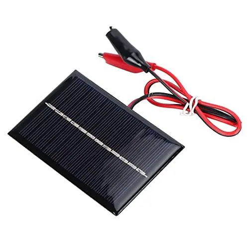 Produktbild: lvifloae Mini-Solarpanel DC 0,6 W 6 V Solarpanel-Modul, tragbar, DIY, polykristallines Silizium, Spielzeug, Licht, Solar-Ladegerät, 3,7 V Batterie für Solarstromerzeugung