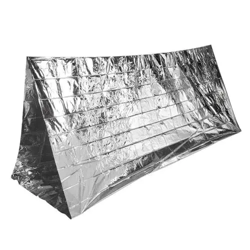 Produktbild: lvifloae Rettungsdecken, Überlebens-Notfall-Überlebenswärme, 5er-Pack, reflektierende Reservedecke, Camping, Wandern, Erdbeben, Rettung, Erste-Hilfe-Zubehör für (Silber)