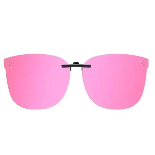 Produktbild: LVIOE Polarisierte Clip-On Sonnenbrille für Herren und Damen, Sonnenbrillenaufsatz für Brille