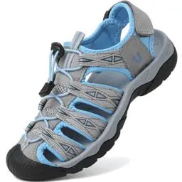 Produktbild: Lvptsh Damen Trekkingsandalen Geschlossene Sommer Outdoor Sport Sandalen für Strand Wassersport Wandersandalen Männer,Greyblue,EU43