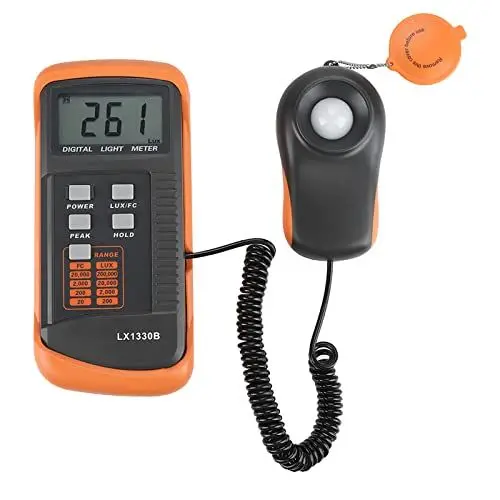 Produktbild: LX1330B Digitales Luxmeter-Lichtmessgerät mit LCD-Display – Hochpräziser Beleuchtungstester für Museen und Lampenfabriken