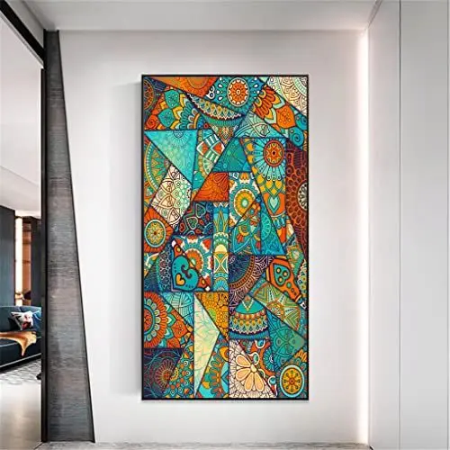Produktbild: Sichtschutzfolie für Fenster Kirche Mosaik Buntglas Fensteraufkleber statische Haftung dekorativ mattiert 60x90 cm