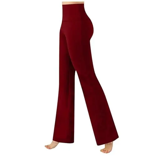 Produktbild: Lxitoler Bootcut Jogginghose Schlaghose Damen Schlaghose Yogahose Yoga Pants Damen Running Workout Modal Trousers Damen Bootcut Yogahose Hippie Hose Damen Sommerhose Damen Pants Damen Leicht Baggy