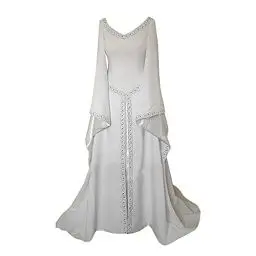 Produktbild: Lxitoler Festliche Kleider Für Damen Gothikkleider Damen Kostüm Hexe Damen Halloween-Kostüm Kleid Mittelalter Mittelalter Kleid Damen Kurz Traditionelles Irisches Kleid Goth Clothes Hexen Kostüm