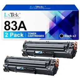 Produktbild: LxTek 83A Toner Kompatibel für HP 83A CF283A für HP Laserjet Pro MFP M125nw M127fw M127fn M225dw M125a für HP Laserjet Pro M201dw M201n MFP M225dn M127fp M127fs (Schwarz, 2er-Pack)