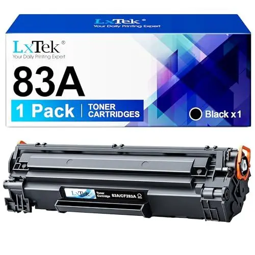 Produktbild: LxTek 83A Toner Kompatibel für HP 83A CF283A für HP Laserjet Pro MFP M127fw Toner Laserjet Pro MFP M125nw Toner M127fn M225dw M125a für HP Laserjet Pro M201dw M201n MFP M225dn M127fp (1 Schwarz)