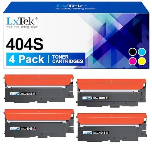 Produktbild: LxTek CLT-P404C CLT-404S Tonerkartusche Kompatibel für Toner Samsung C480W CLT-K404S CLT-C404S CLT-Y404S CLT-M404S für Xpress SL C480W C480FW C430W C48X C480 C480FN C430 C432W C432 C433W (4er-Pack)