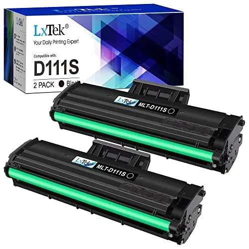 Produktbild: LxTek MLT-D111S Toner Kompatibel für Samsung MLT-D111S MLT-D111L D111S D111L für Samsung Xpress M2070 M2070W M2070FW M2026W M2026 M2020 M2022W M2022 M2020W M2070F (Schwarz, 2er-Pack)