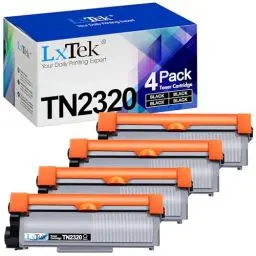 Produktbild: LxTek TN2320 Tonerkartusche Kompatibel für Brother TN-2320 TN 2320 für Brother MFC-L2700DW MFC-L2700DN HL-L2340DW DCP-L2520DW MFC-L2720DW MFC-L2740DW HL-L2300D HL-L2360DN DCP-L2540DN (4 Schwarz)