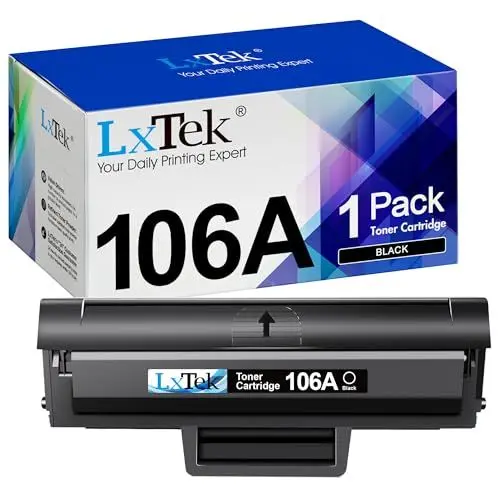 Produktbild: LxTek W1106A 106A Toner Kompatibel für HP 106A Toner für HP Laser MFP 135wg Toner für HP Laser 107w 107a 107r MFP 137fwg 137fnw 135w 135a 135r (Schwarz, 1er-Pack)