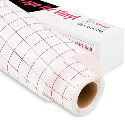 Produktbild: Lya Vinyl Transferfolie Plotter für Plotterfolie 30,5 x 457,5cm Übertragungsfolie for Cri-cut, Silhouette Cameo, Cricut Transferfolie für Partydekoration, Becher, Fenster und Aufkleber