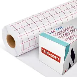 Produktbild: Lya Vinyl Transferfolie Plotter für Plotterfolie, 30,5cm x 919cm Übertragungsfolie Plotter for Cricut, Silhouette Cameo - Cricut Transferfolie für Partydekoration, Becher, Fenster und Aufkleber
