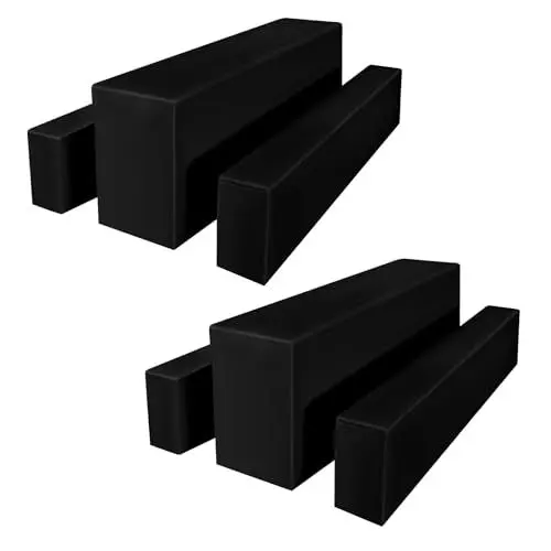 Produktbild: LYAFS 2 Pack 3er-Sets Biertischhusse, schwarz Biertisch und Bankgarnitur hussen für 50 cm Tischbreite, Bierzeltgarnitur 220 x 50 x 80 cm Bierbank Tischdeko für Bankette, Garten, Bar, Hochzeit