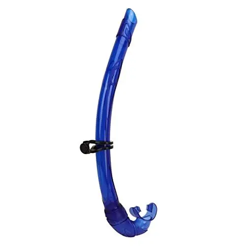 Produktbild: Lybunair Flexibles PVC-Atmungsschnorchelrohr mit Komfortgriff-Mundstück für Tauch-, Schnorchel- und Freitauchabenteuer (Blue)