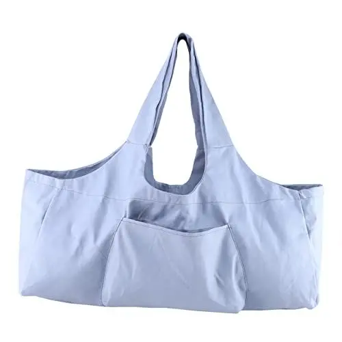 Produktbild: Lybunair große Kapazität Canvas Handtasche Single Shoulder Sport Gym Bag (Grey)