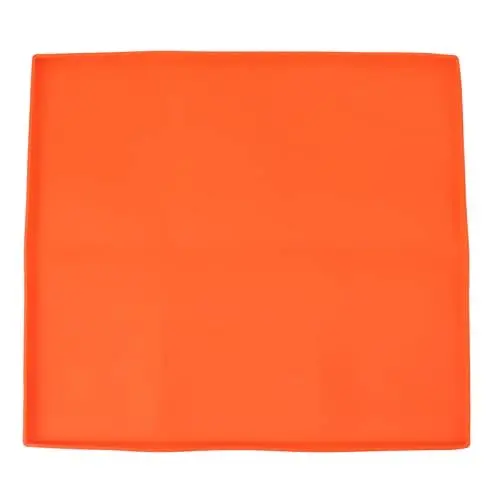 Produktbild: Lybunair robuste Silikon-Grillmatte, Grillabdeckung, schützt vor Nagetieren, Schmutz und mehr, Ganzjahres-Grillmatte (17in Orange)