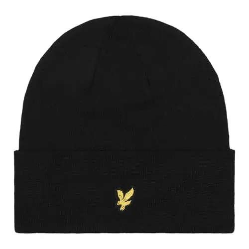 Produktbild: Lyle & Scott Beanie wintermütze Herren für Damen und Herren ist EIN modisches und Funktionelles Accessoire aus einem 100% Poliester Mischgarn für kühleres Wetter.