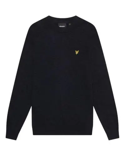 Produktbild: Lyle & Scott Herren-Golfpullover aus Lammwollmischung - Dunkles Marineblau - M