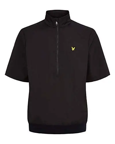 Produktbild: Lyle & Scott Herren Doral Golf Zip Kurzarmjacke - True Schwarz - M
