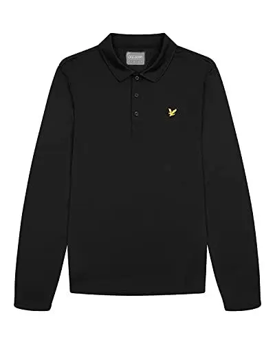 Produktbild: Lyle & Scott Herren Feuchtigkeitstransport Golf-Polo-Hemd - True Schwarz - M